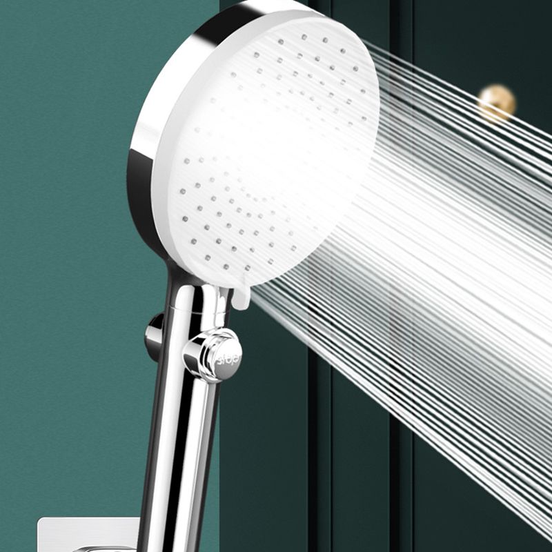 Modern Shower Head Handheld Plastic Round Self-cleaning Shower Head Clearhalo 'Bathroom Remodel & Bathroom Fixtures' 'Home Improvement' 'home_improvement' 'home_improvement_shower_heads' 'Shower Heads' 'shower_heads' 'Showers & Bathtubs Plumbing' 'Showers & Bathtubs' 1200x1200_83823b4f-b006-4e41-8674-357cec57dd94