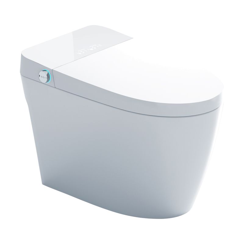 White Ceramic Contemporary Foot Sensor with Heated Seat Floor Mount Bidet Clearhalo 'Bathroom Remodel & Bathroom Fixtures' 'Bidets' 'Home Improvement' 'home_improvement' 'home_improvement_bidets' 'Toilets & Bidets' 1200x1200_83de6480-71af-43b1-883a-054e0e443a56