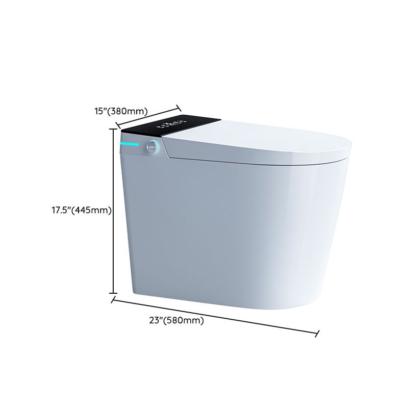 Elongated 15" W One-Piece Smart Toilet with Unlimited Warm Water Clearhalo 'Bathroom Remodel & Bathroom Fixtures' 'Bidets' 'Home Improvement' 'home_improvement' 'home_improvement_bidets' 'Toilets & Bidets' 1200x1200_83e6b009-5a7d-4a1f-a23e-b3935cce17e3