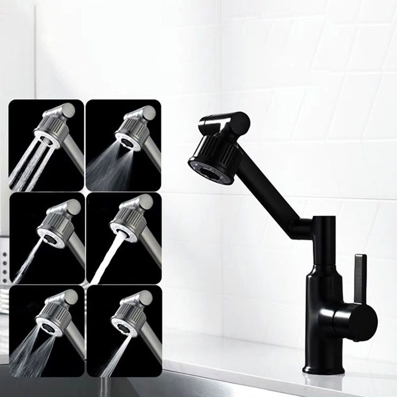 Contemporary Style Faucets One Lever Handles Vessel Sink Faucets Clearhalo 'Bathroom Remodel & Bathroom Fixtures' 'Bathroom Sink Faucets' 'Bathroom Sinks & Faucet Components' 'bathroom_sink_faucets' 'Home Improvement' 'home_improvement' 'home_improvement_bathroom_sink_faucets' 1200x1200_84342cc1-a7f1-49ef-8bce-520036a80b2f