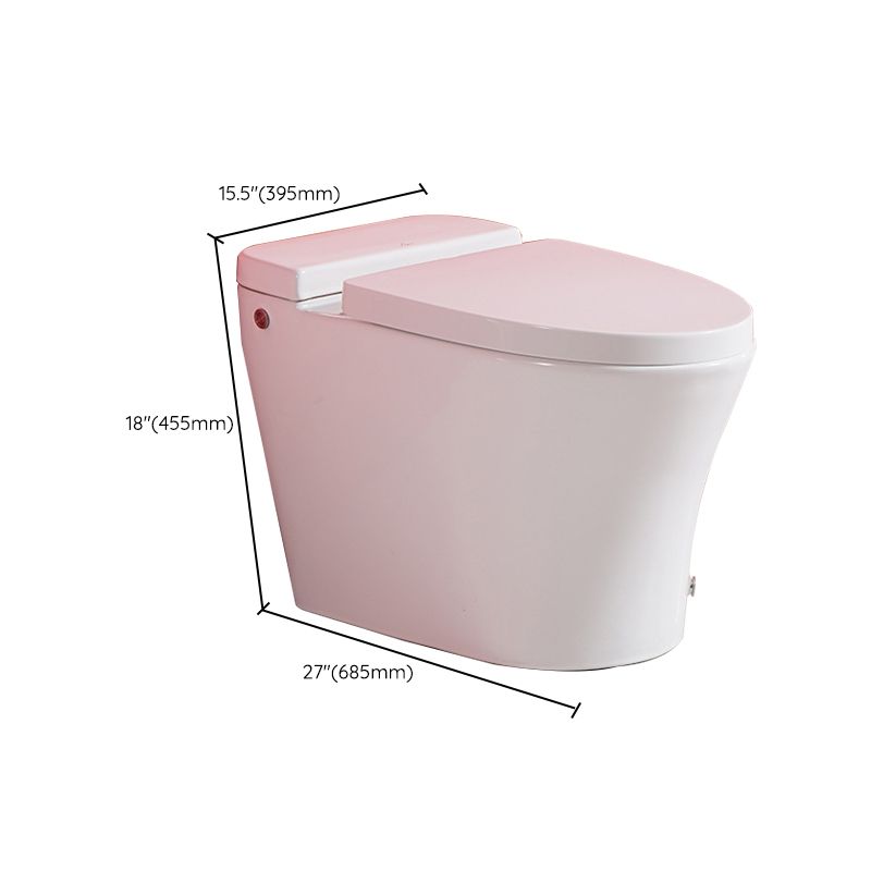 Contemporary Elongated Toilet Bowl Siphon Jet Flush Toilet with Seat for Bathroom Clearhalo 'Bathroom Remodel & Bathroom Fixtures' 'Home Improvement' 'home_improvement' 'home_improvement_toilets' 'Toilets & Bidets' 'Toilets' 1200x1200_84615aa3-3f18-4f19-8acb-498319c249b9