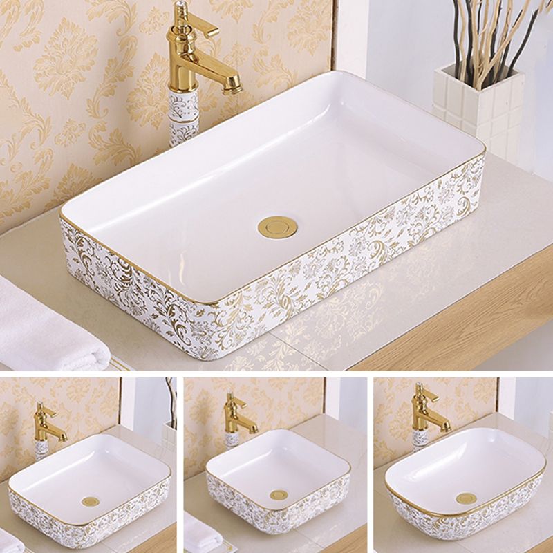 Traditional Vessel Sink Oval Porcelain with Pop-Up Drain Vessel Lavatory Sink Clearhalo 'Bathroom Remodel & Bathroom Fixtures' 'Bathroom Sinks & Faucet Components' 'Bathroom Sinks' 'bathroom_sink' 'Home Improvement' 'home_improvement' 'home_improvement_bathroom_sink' 1200x1200_8469ecde-b245-4d09-b498-0dbf4561bd8a