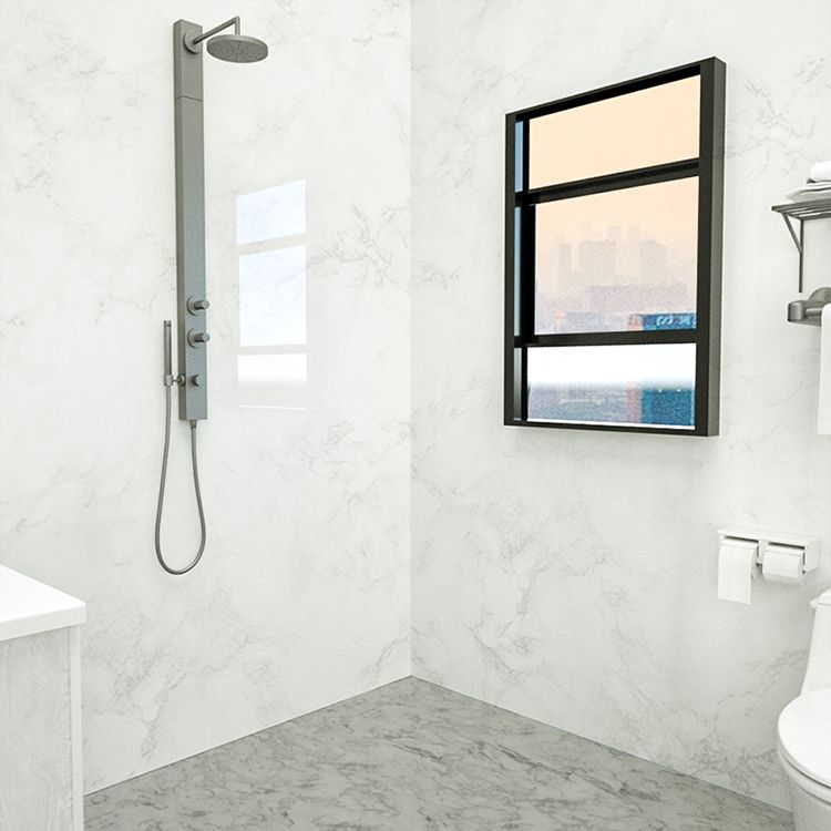 Marbling Water-resistant Tile PVC Singular Peel & Stick Tile for Bathroom Backsplash Clearhalo 'Flooring 'Home Improvement' 'home_improvement' 'home_improvement_peel_stick_blacksplash' 'Peel & Stick Backsplash Tile' 'peel_stick_blacksplash' 'Walls & Ceilings' Walls and Ceiling' 1200x1200_84928062-eea7-4e77-bbbb-21bce94d6302