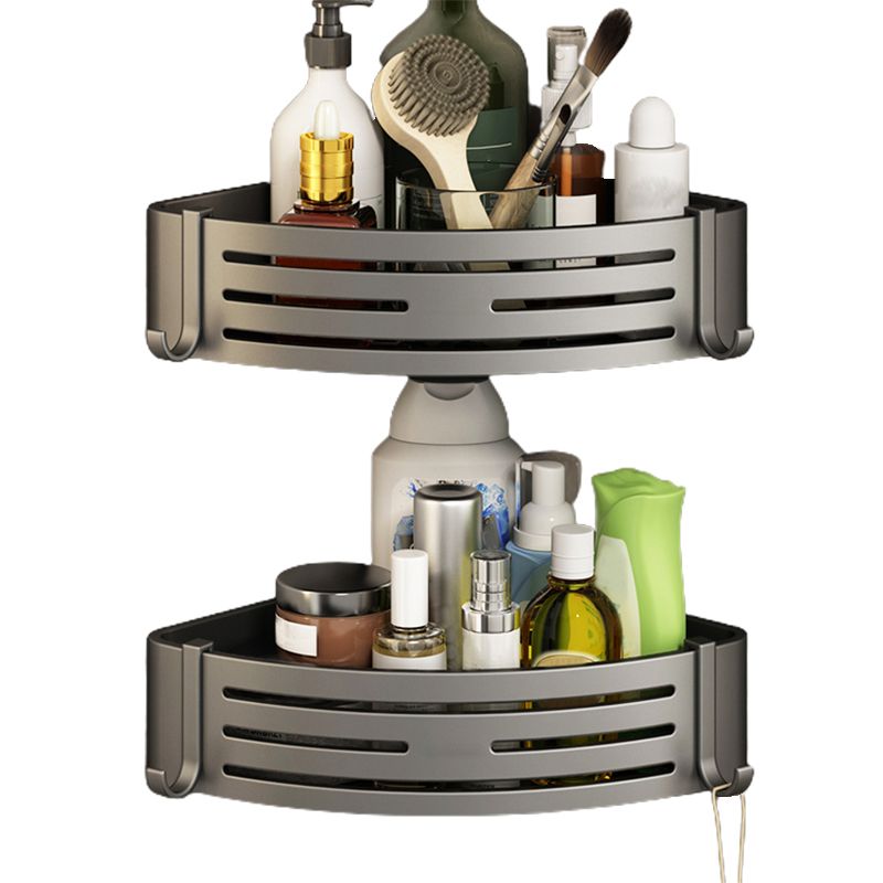 3 Piece Bathroom Accessory Set Contemporary Aluminum Bath Shelf Clearhalo 'Bathroom Hardware Sets' 'Bathroom Hardware' 'Bathroom Remodel & Bathroom Fixtures' 'bathroom_hardware_sets' 'Home Improvement' 'home_improvement' 'home_improvement_bathroom_hardware_sets' 1200x1200_84944047-1a0f-4540-87f2-180f49a3552c