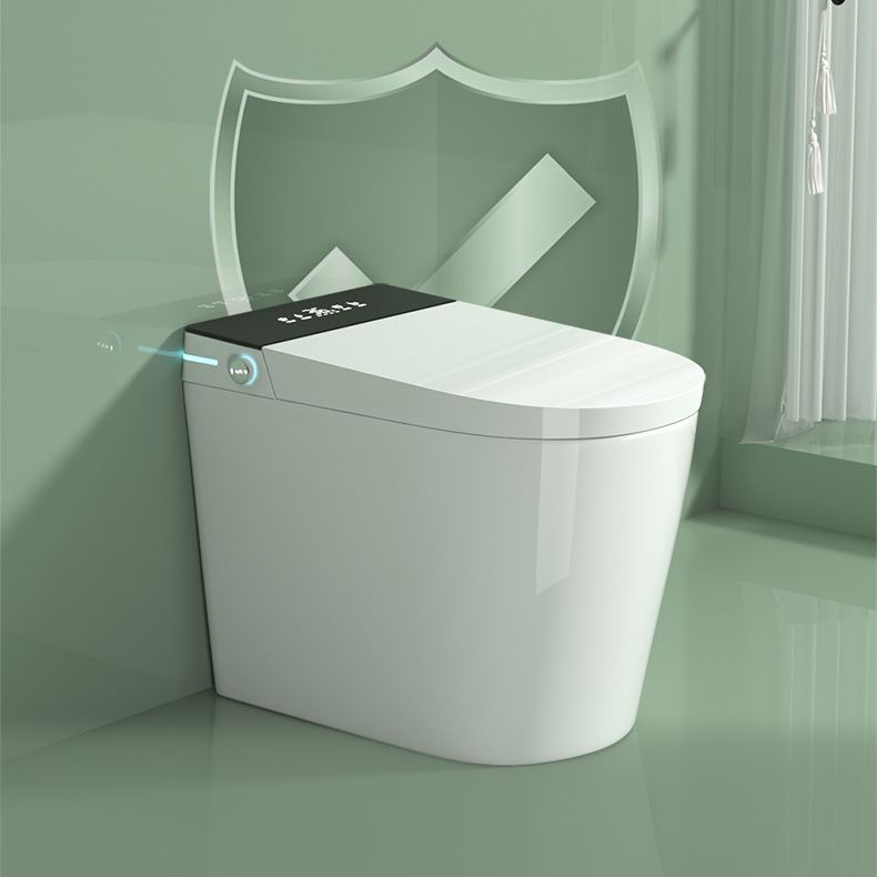 Modern Flush Toilet Heated Seat One-Piece Toilet with Slow Close Seat Clearhalo 'Bathroom Remodel & Bathroom Fixtures' 'Home Improvement' 'home_improvement' 'home_improvement_toilets' 'Toilets & Bidets' 'Toilets' 1200x1200_849ce8a4-7aa5-492c-bd48-2d405727e393