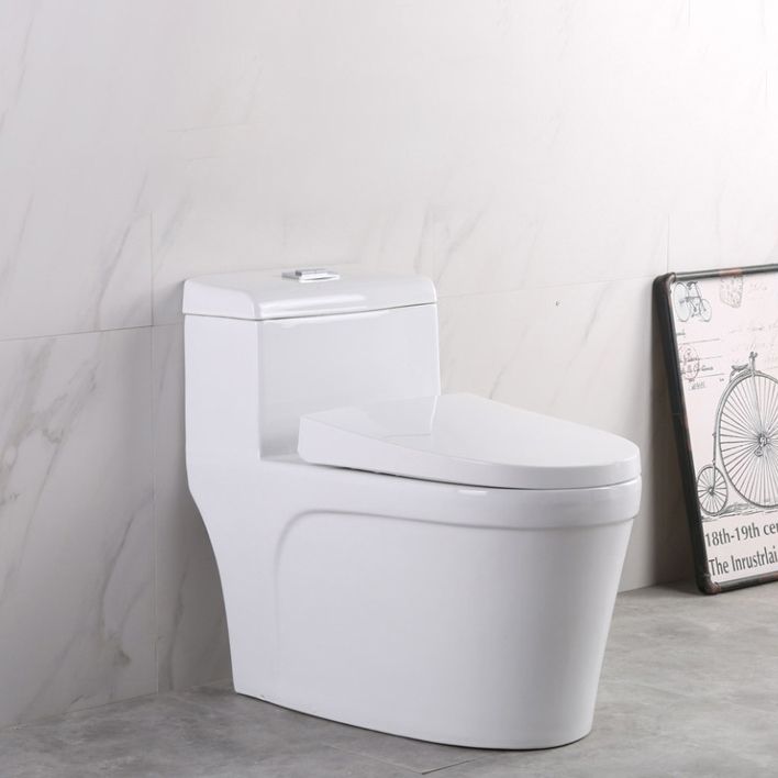 White Modern Flush Toilet Ceramic Elong One-Piece Toilet with Slow Close Seat Clearhalo 'Bathroom Remodel & Bathroom Fixtures' 'Home Improvement' 'home_improvement' 'home_improvement_toilets' 'Toilets & Bidets' 'Toilets' 1200x1200_84af6845-cd83-42d8-904c-8ab1276d15d7