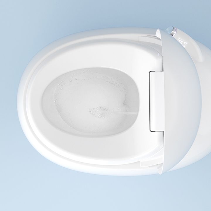 White Floor Mount Bidet Round Floor Standing Bidet with Heated Seat Clearhalo 'Bathroom Remodel & Bathroom Fixtures' 'Bidets' 'Home Improvement' 'home_improvement' 'home_improvement_bidets' 'Toilets & Bidets' 1200x1200_854d9d2e-b26c-4273-b0d4-30f844c32fc1