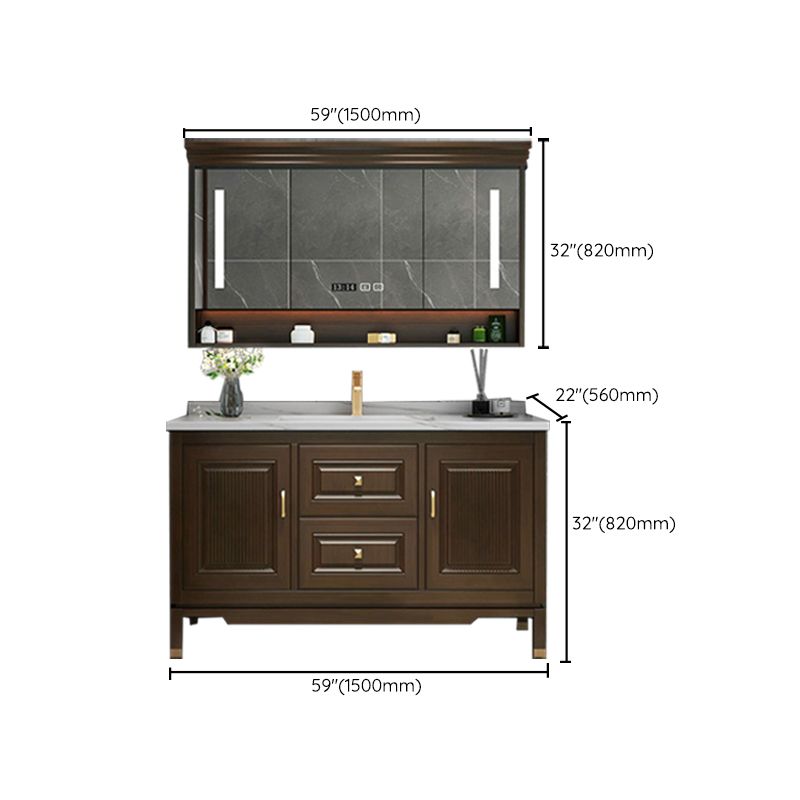 Traditional Bathroom Sink Vanity Solid Wood Mirror Included Bathroom Vanity Cabinet Clearhalo 'Bathroom Remodel & Bathroom Fixtures' 'Bathroom Vanities' 'bathroom_vanities' 'Home Improvement' 'home_improvement' 'home_improvement_bathroom_vanities' 1200x1200_8552434c-fbf3-4183-b735-70e2659f9cda