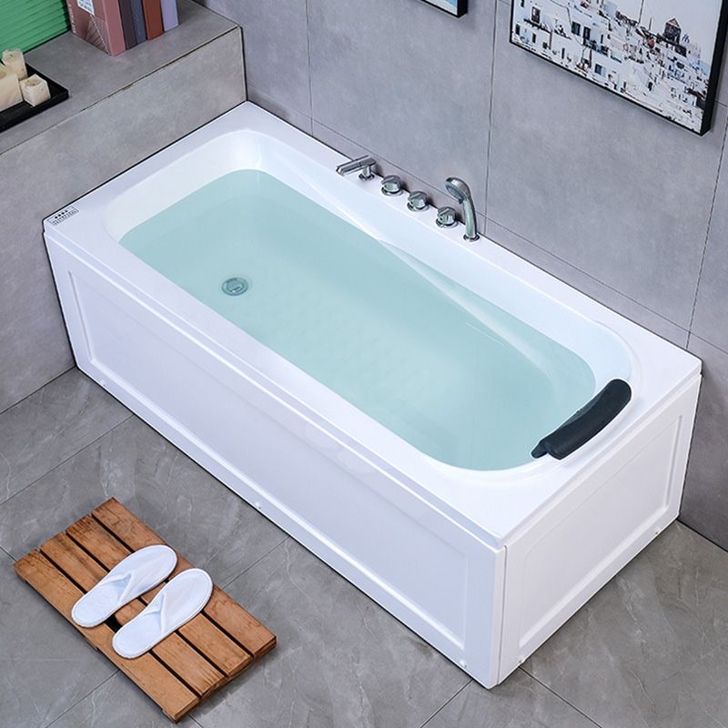 Modern Acrylic Rectangular Bathtub Soaking White Bathtub , 29.53" Wide Clearhalo 'Bathroom Remodel & Bathroom Fixtures' 'Bathtubs' 'Home Improvement' 'home_improvement' 'home_improvement_bathtubs' 'Showers & Bathtubs' 1200x1200_855e3712-0324-4ac0-aa02-6baacdf52b16