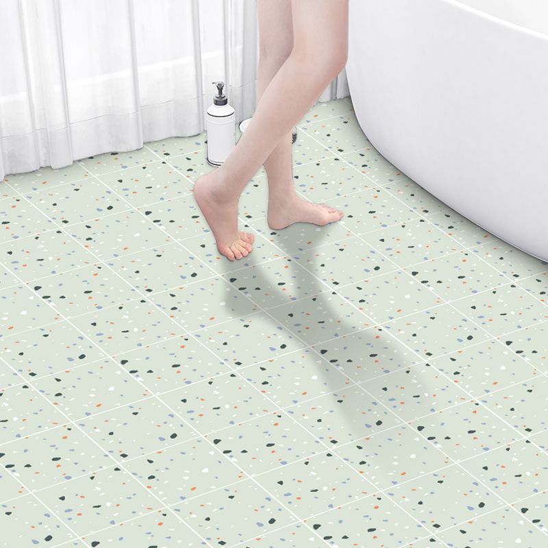 Bathroom Square PVC Flooring 24" x 118" x 4mm Peel & Stick Vinyl Flooring Clearhalo 'Flooring 'Home Improvement' 'home_improvement' 'home_improvement_vinyl_flooring' 'Vinyl Flooring' 'vinyl_flooring' Walls and Ceiling' 1200x1200_856d36ba-8a83-4ddf-bfc4-2386422b1ec2