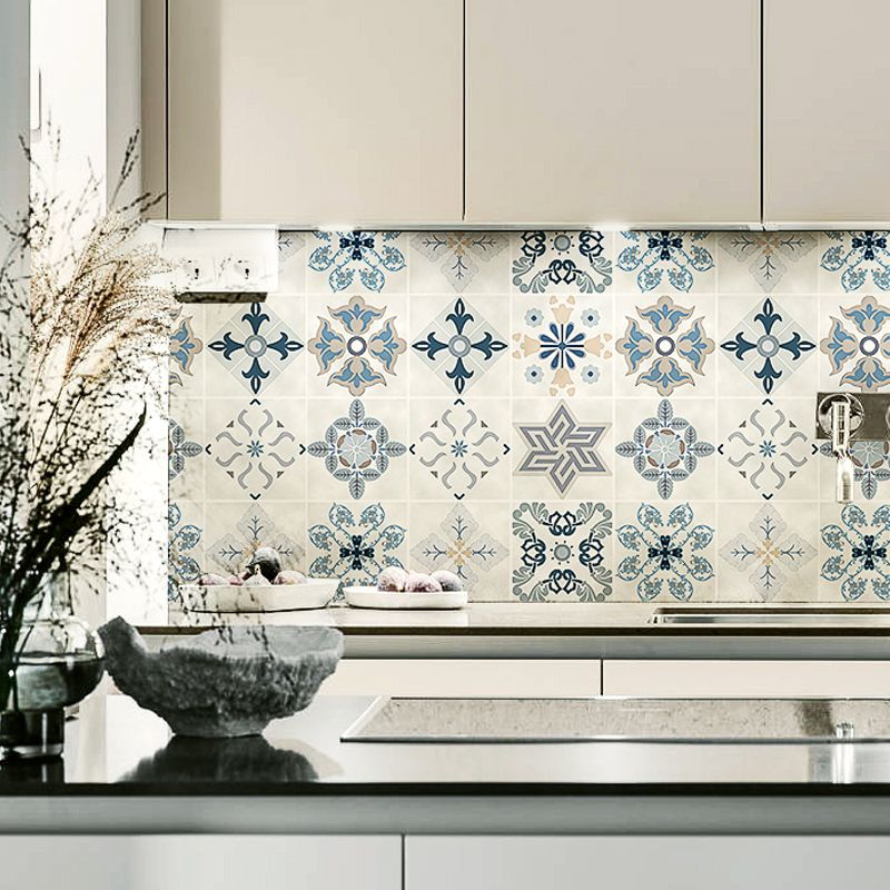 Kitchen Wall Tile Peel and Stick Floral Print Stick Wallpaper Clearhalo 'Flooring 'Home Improvement' 'home_improvement' 'home_improvement_peel_stick_blacksplash' 'Peel & Stick Backsplash Tile' 'peel_stick_blacksplash' 'Walls & Ceilings' Walls and Ceiling' 1200x1200_85797753-260b-4023-9855-1331810fc762