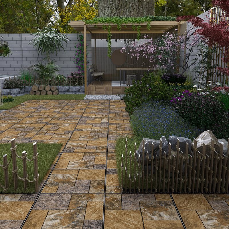 Outdoor Floor Wall & Floor Tile Ceramic Geometric Pattern Floor and Wall Tile Clearhalo 'Floor Tiles & Wall Tiles' 'floor_tiles_wall_tiles' 'Flooring 'Home Improvement' 'home_improvement' 'home_improvement_floor_tiles_wall_tiles' Walls and Ceiling' 1200x1200_85cfa452-ccfd-4c62-b8f7-7d2dda07eede