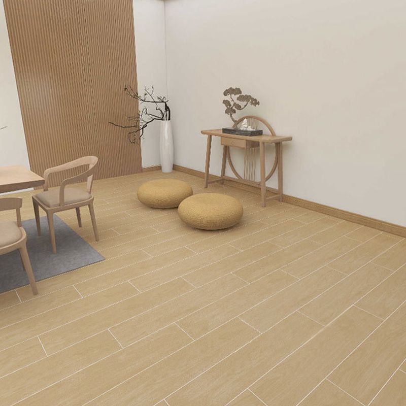 Modern Style Floor Tile Solid Color Straight Edge Wooden Effect Rectangle Floor Tile Clearhalo 'Floor Tiles & Wall Tiles' 'floor_tiles_wall_tiles' 'Flooring 'Home Improvement' 'home_improvement' 'home_improvement_floor_tiles_wall_tiles' Walls and Ceiling' 1200x1200_85df8353-138b-4031-9614-e768c416a21e