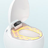 Round Floor Mount Bidet with Heated Seat White Ceramic Contemporary Clearhalo 'Bathroom Remodel & Bathroom Fixtures' 'Bidets' 'Home Improvement' 'home_improvement' 'home_improvement_bidets' 'Toilets & Bidets' 1200x1200_86f14fed-a3c0-4fe2-9332-cf7bbe292c13