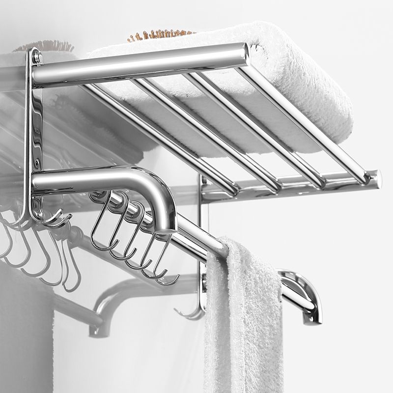 Modern Bathroom Accessory Kit Stainless Steel Bath Shelf Bathroom Set Clearhalo 'Bathroom Hardware Sets' 'Bathroom Hardware' 'Bathroom Remodel & Bathroom Fixtures' 'bathroom_hardware_sets' 'Home Improvement' 'home_improvement' 'home_improvement_bathroom_hardware_sets' 1200x1200_881ac5bf-26c4-4d06-98c7-c1f9bc2be535