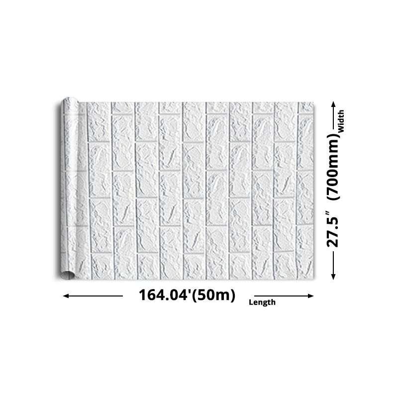 Modern Wall Ceiling 3D Embossed Peel and Stick Waterproof Wall Paneling in White Clearhalo 'Flooring 'Home Improvement' 'home_improvement' 'home_improvement_wall_paneling' 'Wall Paneling' 'wall_paneling' 'Walls & Ceilings' Walls and Ceiling' 1200x1200_883ed4f4-fd3d-4f33-89b9-7a95caf96b09