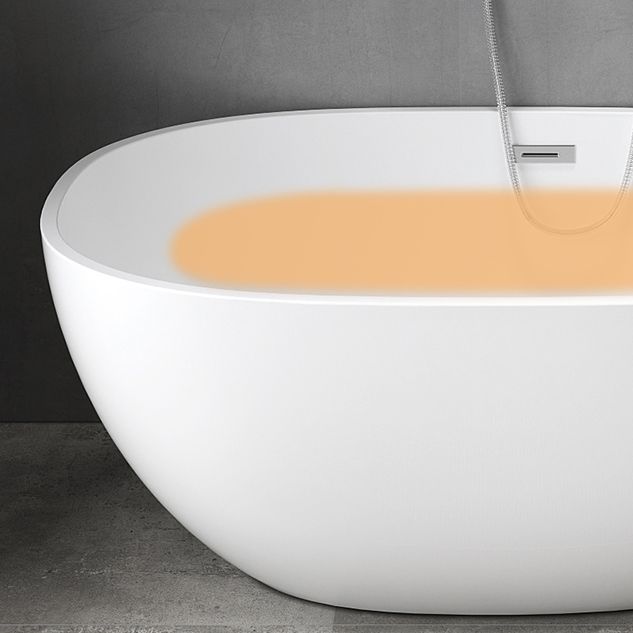 Antique Finish Stand Alone Bathtub Oval Soaking Modern Bath Tub Clearhalo 'Bathroom Remodel & Bathroom Fixtures' 'Bathtubs' 'Home Improvement' 'home_improvement' 'home_improvement_bathtubs' 'Showers & Bathtubs' 1200x1200_884adabb-78b9-455a-9c79-da0d783521b7