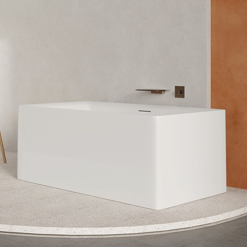 Modern Acrylic Freestanding Bathtub Soaking Tub without Faucet Holes Clearhalo 'Bathroom Remodel & Bathroom Fixtures' 'Bathtubs' 'Home Improvement' 'home_improvement' 'home_improvement_bathtubs' 'Showers & Bathtubs' 1200x1200_887ef55e-b1c6-48fd-a84d-f61e354256ff