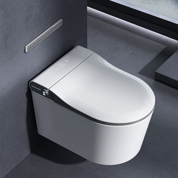 Contemporary Floor Standing Bidet White Ceramic with Bidet And Seat Horizontal Clearhalo 'Bathroom Remodel & Bathroom Fixtures' 'Bidets' 'Home Improvement' 'home_improvement' 'home_improvement_bidets' 'Toilets & Bidets' 1200x1200_88f3ac16-925f-4123-9b6e-bc61c9c25e9e