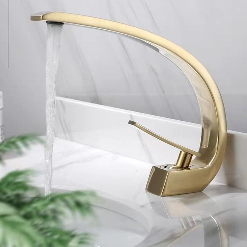 6.7 Inch High Basin Faucet Luxury 1 Hole Vanity Sink Faucet Cubic Bathroom Faucet Clearhalo 'Bathroom Remodel & Bathroom Fixtures' 'Bathroom Sink Faucets' 'Bathroom Sinks & Faucet Components' 'bathroom_sink_faucets' 'Home Improvement' 'home_improvement' 'home_improvement_bathroom_sink_faucets' 1200x1200_891024b1-c4de-43c5-94d0-e5035c761eda