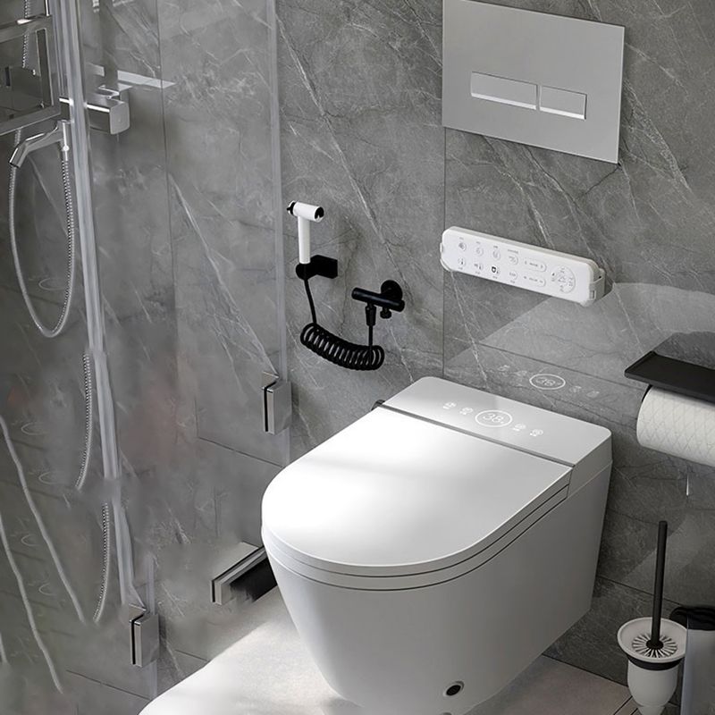 Elongated Wall Mounted Bidet in White Smart Bidet with Heated Seat Clearhalo 'Bathroom Remodel & Bathroom Fixtures' 'Bidets' 'Home Improvement' 'home_improvement' 'home_improvement_bidets' 'Toilets & Bidets' 1200x1200_893ce56c-7472-4e3e-bc58-d64cc284a427