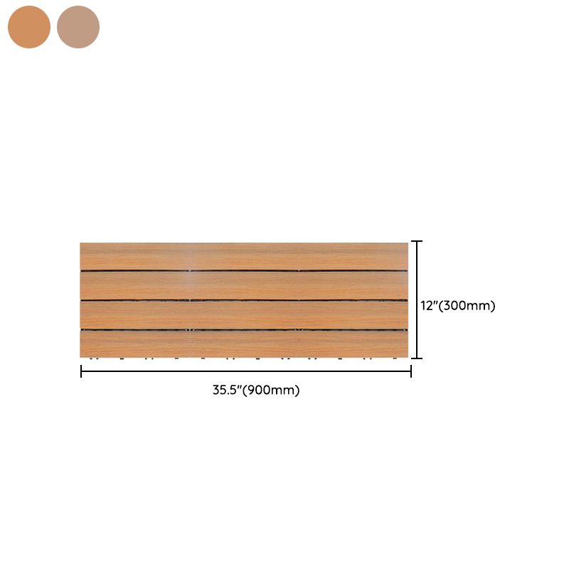 Deck Plank Interlocking Wood Flooring Tiles Garden Outdoor Flooring Clearhalo 'Home Improvement' 'home_improvement' 'home_improvement_outdoor_deck_tiles_planks' 'Outdoor Deck Tiles & Planks' 'Outdoor Flooring & Tile' 'Outdoor Remodel' 'outdoor_deck_tiles_planks' 1200x1200_8974ed1a-3133-4366-97c6-ee226ccf84af