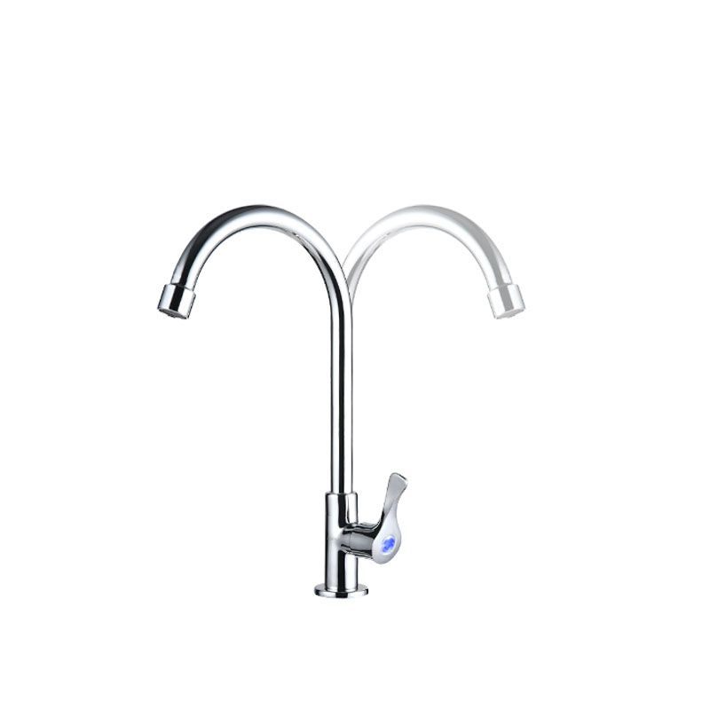 Modern Style Bar Faucet Brass Lever Handle Gooseneck Bar Faucet Clearhalo 'Home Improvement' 'home_improvement' 'home_improvement_kitchen_faucets' 'Kitchen Faucets' 'Kitchen Remodel & Kitchen Fixtures' 'Kitchen Sinks & Faucet Components' 'kitchen_faucets' 1200x1200_89c343c1-825b-42fc-9155-9bb638196b73