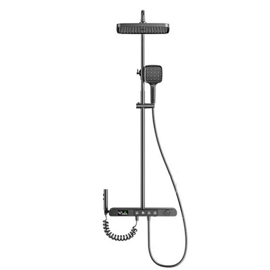 Modern Shower Set Pure Color Adjustable Spray Pattern Shower Head Combo Clearhalo 'Bathroom Remodel & Bathroom Fixtures' 'Home Improvement' 'home_improvement' 'home_improvement_shower_faucets' 'Shower Faucets & Systems' 'shower_faucets' 'Showers & Bathtubs Plumbing' 'Showers & Bathtubs' 1200x1200_89d9c236-3693-4877-8f7e-e8c040efafe6