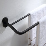 Modern Bathroom Accessory Set Bath Shelf Towel Bar Matte Black Bath Hardware Set Clearhalo 'Bathroom Hardware Sets' 'Bathroom Hardware' 'Bathroom Remodel & Bathroom Fixtures' 'bathroom_hardware_sets' 'Home Improvement' 'home_improvement' 'home_improvement_bathroom_hardware_sets' 1200x1200_89fb81f1-6a10-40ad-9ba1-e9a5d04d2379