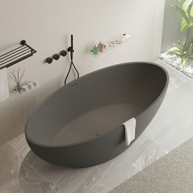 Modern 22.05-inch Tall Stone Bath Tub Freestanding Soaking Bathtub Clearhalo 'Bathroom Remodel & Bathroom Fixtures' 'Bathtubs' 'Home Improvement' 'home_improvement' 'home_improvement_bathtubs' 'Showers & Bathtubs' 1200x1200_8a033dd5-5e89-48ad-bddd-afc6053aa614