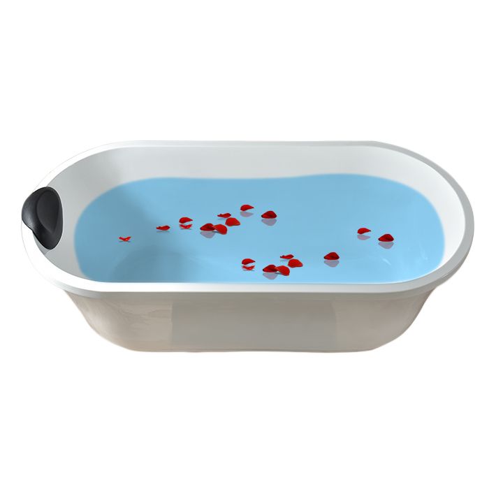 Stand Alone Antique Finish Bathtub Modern Oval Soaking Bath Tub Clearhalo 'Bathroom Remodel & Bathroom Fixtures' 'Bathtubs' 'Home Improvement' 'home_improvement' 'home_improvement_bathtubs' 'Showers & Bathtubs' 1200x1200_8a506ca2-607d-41a0-86a6-2f827b79ab7d