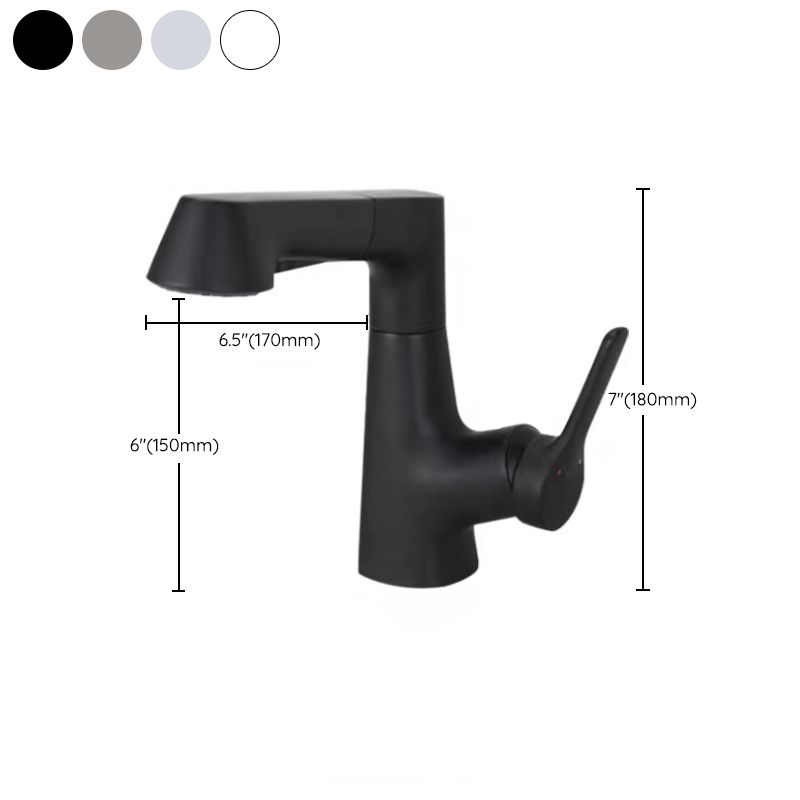 Modern Copper Vessel Faucet Lever Handles Retractable Low Arc Vessel Faucet Clearhalo 'Bathroom Remodel & Bathroom Fixtures' 'Bathroom Sink Faucets' 'Bathroom Sinks & Faucet Components' 'bathroom_sink_faucets' 'Home Improvement' 'home_improvement' 'home_improvement_bathroom_sink_faucets' 1200x1200_8ae80940-99ee-47a4-9c50-b86205df3cfa