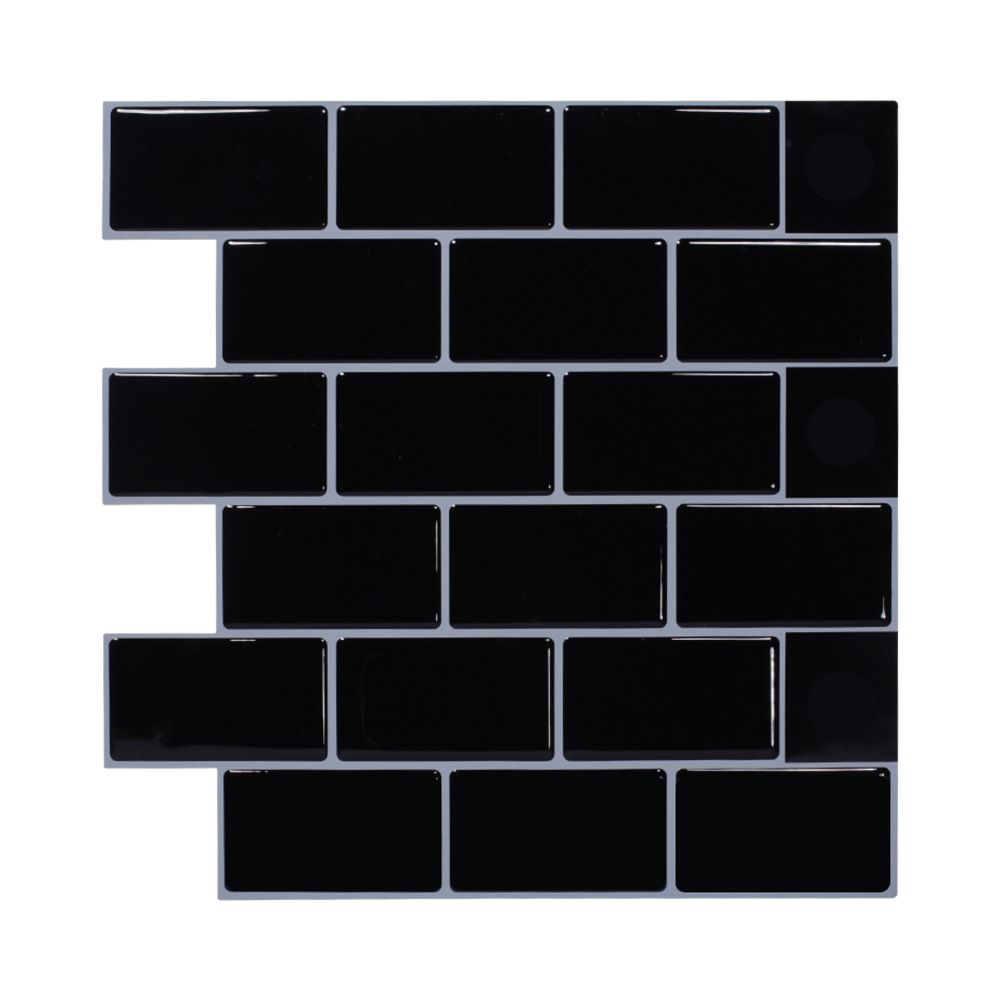 Modern Tile-Peel & Stick PVC Rectangular Subway Tile Peel and Stick Wall Tile Clearhalo 'Flooring 'Home Improvement' 'home_improvement' 'home_improvement_peel_stick_blacksplash' 'Peel & Stick Backsplash Tile' 'peel_stick_blacksplash' 'Walls & Ceilings' Walls and Ceiling' 1200x1200_8b03e79c-21b8-49d3-99a1-7fc51dd635fd