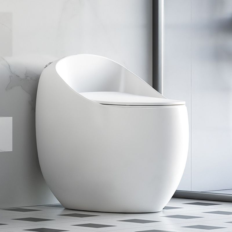 Contemporary 1 Piece Flush Toilet Floor Mounted Toilet Bowl for Bathroom Clearhalo 'Bathroom Remodel & Bathroom Fixtures' 'Home Improvement' 'home_improvement' 'home_improvement_toilets' 'Toilets & Bidets' 'Toilets' 1200x1200_8b24b50d-b936-4df4-884e-0d90ca69c37b