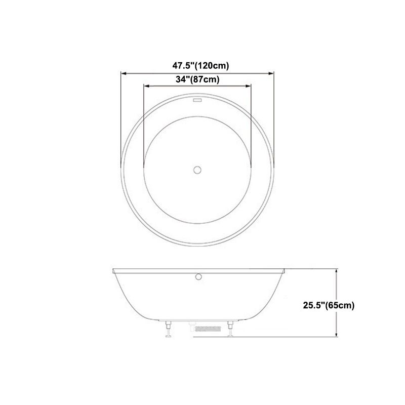 Modern Acrylic Drop-in Bathtub Oval Bath Tub for Home in White Clearhalo 'Bathroom Remodel & Bathroom Fixtures' 'Bathtubs' 'Home Improvement' 'home_improvement' 'home_improvement_bathtubs' 'Showers & Bathtubs' 1200x1200_8b38ff49-7fbb-4e82-9f23-9ba573279b39