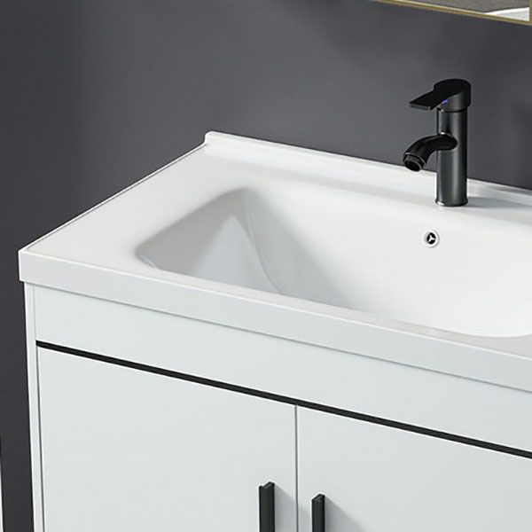 Freestanding Modern Sink Included Bath Vanity in White for Bathroom Clearhalo 'Bathroom Remodel & Bathroom Fixtures' 'Bathroom Vanities' 'bathroom_vanities' 'Home Improvement' 'home_improvement' 'home_improvement_bathroom_vanities' 1200x1200_8b791850-3573-4e42-a441-305817ab8939