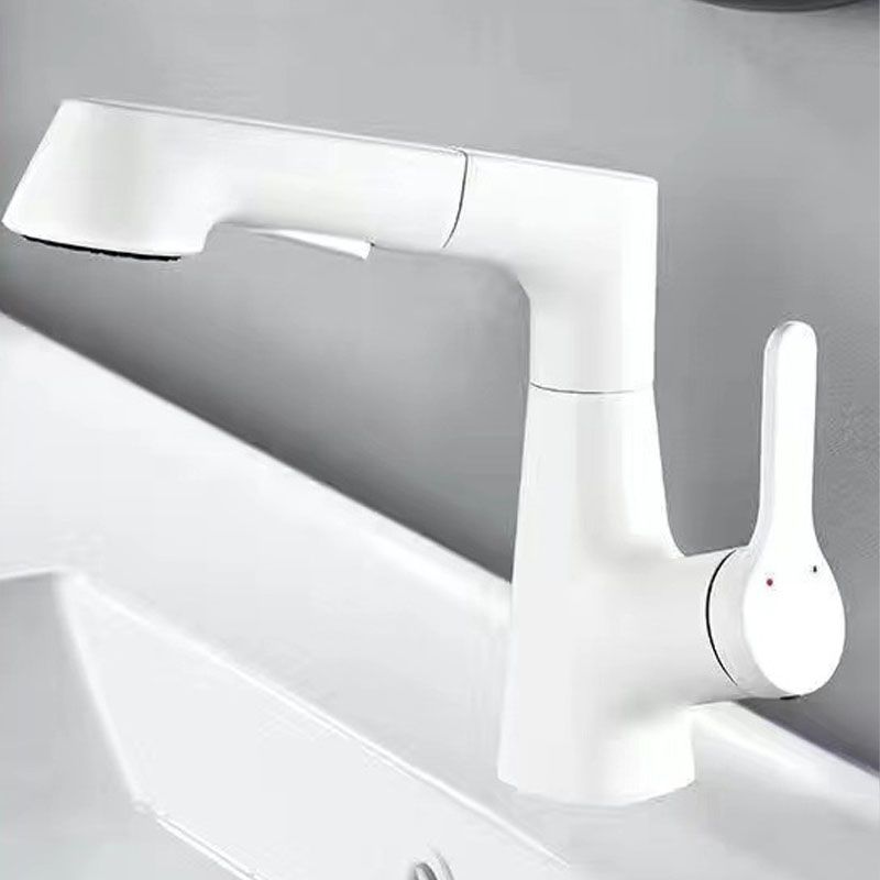 Contemporary Style Faucets Centerset Lever Handles Faucets for Bathroom Clearhalo 'Accueil' 'Amélioration Domiciliaire' 'bathroom_sink_faucets' 'Ensembles de Lavabo & de Robinet de Toilette' 'home_improvement' 'home_improvement_bathroom_sink_faucets' 'Robinet de Lavabo de Salle de Bain' 'Rénovation et Équipement de Salle de Bain' 1200x1200_8bd034c0-aa38-441b-9142-fea240c00b93