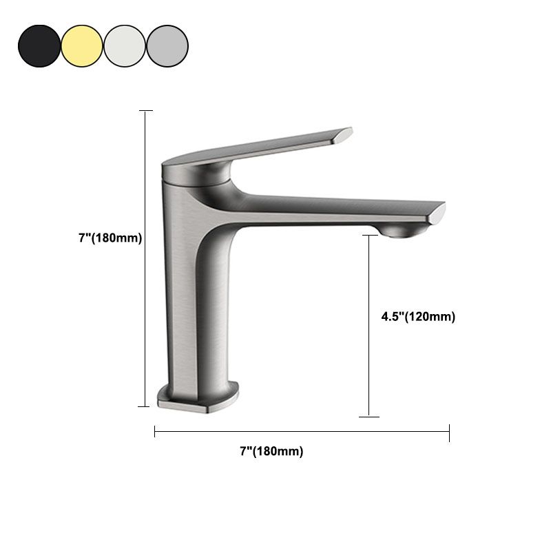 Modern Vessel Faucet Brass Lever Handles Low Arc Basin Lavatory Faucet Clearhalo 'Bathroom Remodel & Bathroom Fixtures' 'Bathroom Sink Faucets' 'Bathroom Sinks & Faucet Components' 'bathroom_sink_faucets' 'Home Improvement' 'home_improvement' 'home_improvement_bathroom_sink_faucets' 1200x1200_8bd14065-6969-4a80-b9bd-ee8ca1ab1f2f