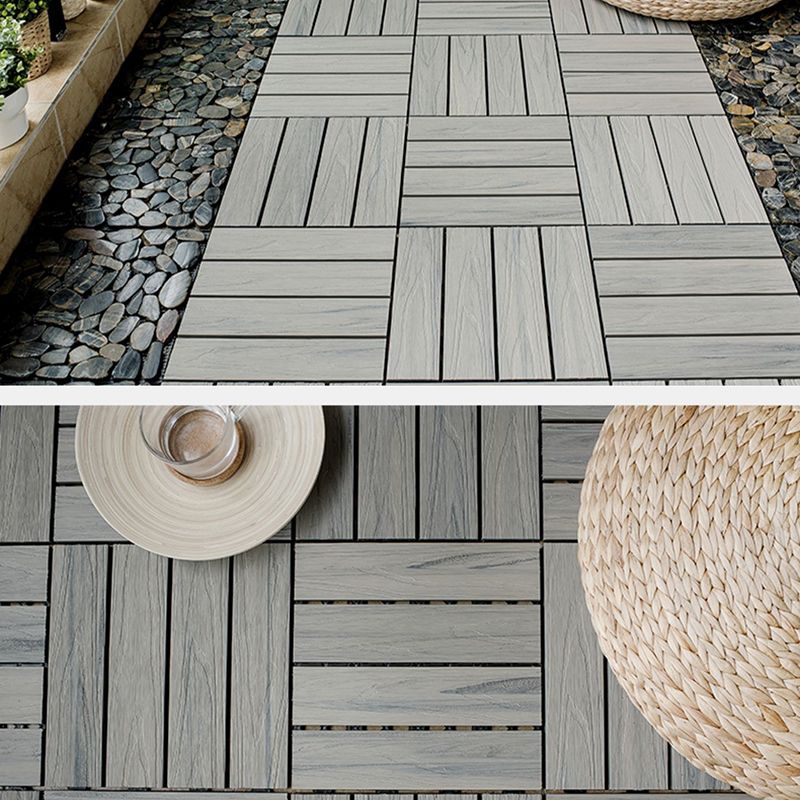 Square Decking Tiles Interlocking Striped Pattern Deck Plank Clearhalo 'Home Improvement' 'home_improvement' 'home_improvement_outdoor_deck_tiles_planks' 'Outdoor Deck Tiles & Planks' 'Outdoor Flooring & Tile' 'Outdoor Remodel' 'outdoor_deck_tiles_planks' 1200x1200_8bebde13-cc58-406e-b748-381164c49013