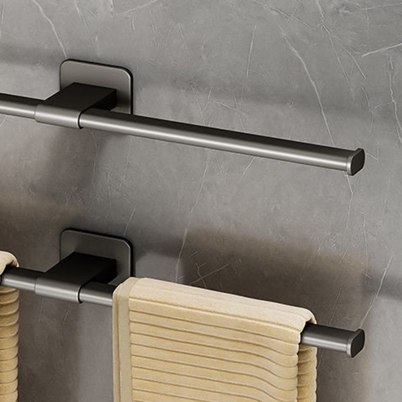 Contemporary Aluminum Bath Hardware Set Towel Bar Bathroom Hardware Clearhalo 'Bathroom Hardware Sets' 'Bathroom Hardware' 'Bathroom Remodel & Bathroom Fixtures' 'bathroom_hardware_sets' 'Home Improvement' 'home_improvement' 'home_improvement_bathroom_hardware_sets' 1200x1200_8c7a5fde-67aa-4de0-90d1-220962e3caf5