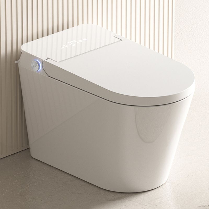 Contemporary Elongated Toilet Seat Bidet White Heated Seat Bidet Seat Clearhalo 'Bathroom Remodel & Bathroom Fixtures' 'Bidets' 'Home Improvement' 'home_improvement' 'home_improvement_bidets' 'Toilets & Bidets' 1200x1200_8cbe536b-dc1c-48d0-ae39-eeb10b88611e