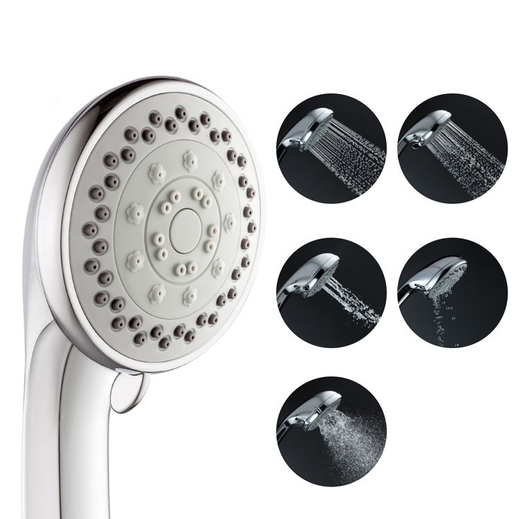 Single Dual Shower Head Square High Arch Shower Head Combo in Chrome Clearhalo 'Bathroom Remodel & Bathroom Fixtures' 'Home Improvement' 'home_improvement' 'home_improvement_shower_heads' 'Shower Heads' 'shower_heads' 'Showers & Bathtubs Plumbing' 'Showers & Bathtubs' 1200x1200_8cc7d34e-67cb-4bfa-abfa-e97aa62a3540