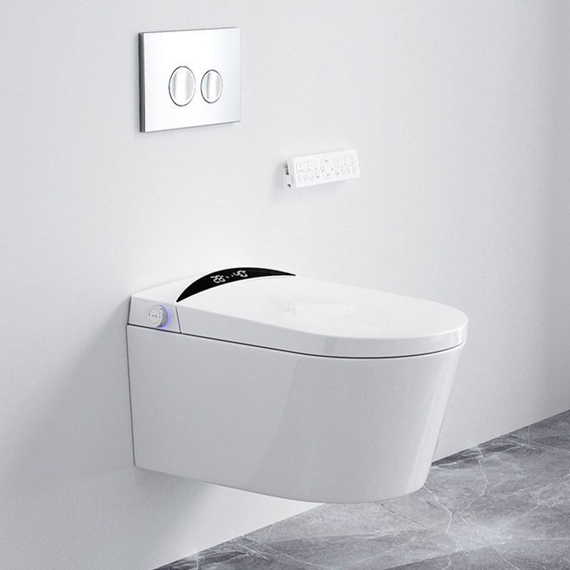 Contemporary 1-Piece Toilet Bowl In-Wall Urine Toilet with Slow Close Seat for Washroom Clearhalo 'Bathroom Remodel & Bathroom Fixtures' 'Home Improvement' 'home_improvement' 'home_improvement_toilets' 'Toilets & Bidets' 'Toilets' 1200x1200_8cda1dbe-8865-4752-9712-9edb4176e20c