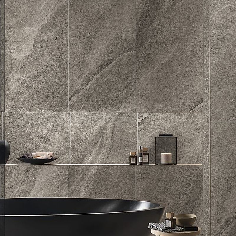 Square Ceramic Matte Straight Edge Singular Tile Marble Look Bathroom Floor Clearhalo 'Floor Tiles & Wall Tiles' 'floor_tiles_wall_tiles' 'Flooring 'Home Improvement' 'home_improvement' 'home_improvement_floor_tiles_wall_tiles' Walls and Ceiling' 1200x1200_8d08ec91-e511-425e-86a4-b94ccc8aeb89