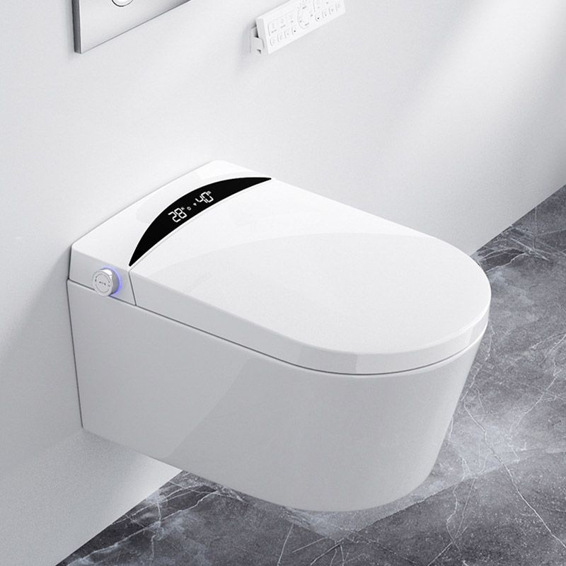 Contemporary 1-Piece Toilet Bowl In-Wall Urine Toilet with Slow Close Seat for Washroom Clearhalo 'Bathroom Remodel & Bathroom Fixtures' 'Home Improvement' 'home_improvement' 'home_improvement_toilets' 'Toilets & Bidets' 'Toilets' 1200x1200_8d197618-b43f-4c93-a348-34b8a41863c8