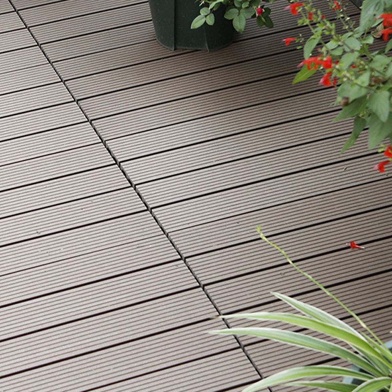 Polypropylene Deck Tile Kit 4-Slat Interlocking Patio Tiles Outdoor Patio Clearhalo 'Home Improvement' 'home_improvement' 'home_improvement_outdoor_deck_tiles_planks' 'Outdoor Deck Tiles & Planks' 'Outdoor Flooring & Tile' 'Outdoor Remodel' 'outdoor_deck_tiles_planks' 1200x1200_8e002a37-c287-457c-a366-1ea5ed216467