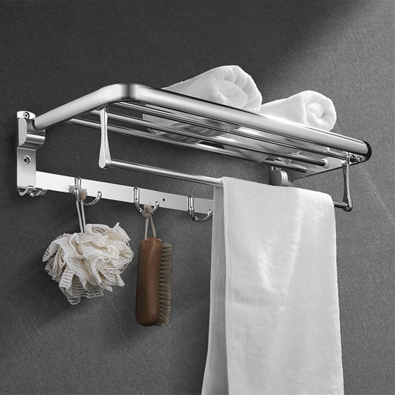 Modern Stainless Steel Bath Shelf Paper Holder Bath Hardware Set Clearhalo 'Bathroom Hardware Sets' 'Bathroom Hardware' 'Bathroom Remodel & Bathroom Fixtures' 'bathroom_hardware_sets' 'Home Improvement' 'home_improvement' 'home_improvement_bathroom_hardware_sets' 1200x1200_8e1bf401-9736-4ee5-b173-f6db7f9ef450