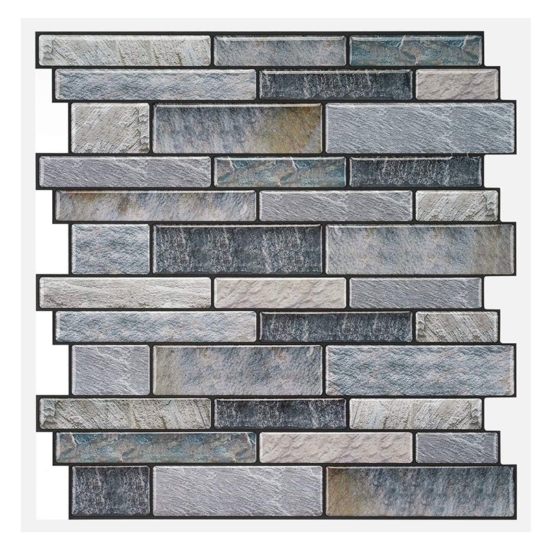 Square Peel & Stick Tile Water Resistant Mosaic Tile for Kitchen Backsplash Clearhalo 'Flooring 'Home Improvement' 'home_improvement' 'home_improvement_peel_stick_blacksplash' 'Peel & Stick Backsplash Tile' 'peel_stick_blacksplash' 'Walls & Ceilings' Walls and Ceiling' 1200x1200_8eb059d7-7a4a-4d95-86a3-1b1bf0eaaf53