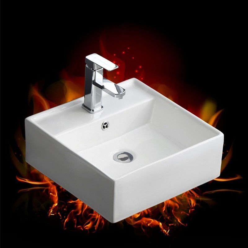 Classical White Bathroom Sink Porcelain Trough Bathroom Sink Clearhalo 'Bathroom Remodel & Bathroom Fixtures' 'Bathroom Sinks & Faucet Components' 'Bathroom Sinks' 'bathroom_sink' 'Home Improvement' 'home_improvement' 'home_improvement_bathroom_sink' 1200x1200_8ec224d7-caab-4f42-886f-3e5625cafaea