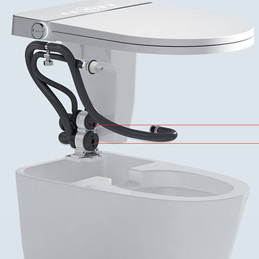 Ceramic Temperature Control White Elongated Contemporary Floor Standing Bidet Clearhalo 'Bathroom Remodel & Bathroom Fixtures' 'Bidets' 'Home Improvement' 'home_improvement' 'home_improvement_bidets' 'Toilets & Bidets' 1200x1200_8ed1e2b6-9d8d-4d0c-9f57-086cc2a2610c